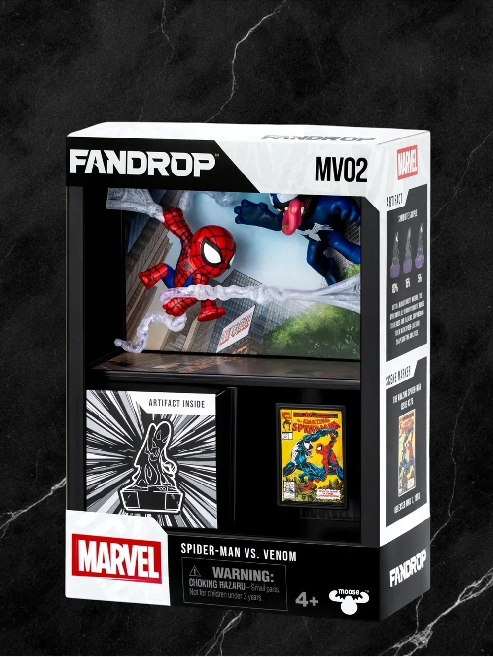 Marvel Spider-Man vs. Venom Fandrop Collectible - Red, Blue, Pink